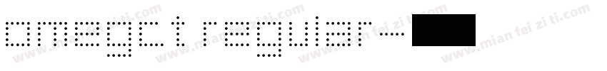 omegct regular字体转换